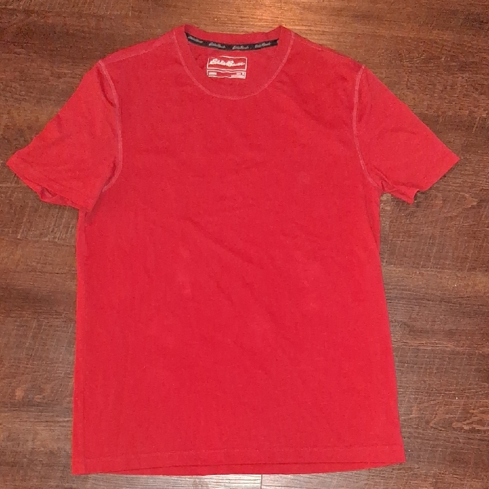 Eddie Bauer Classic Red Short Sleeve Tee